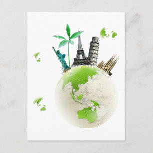 Cartão Postal Indo para Green!