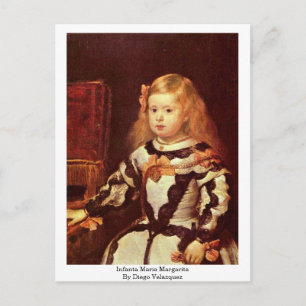 Cartão Postal Infanta Maria Margarita Por Diego Velazquez