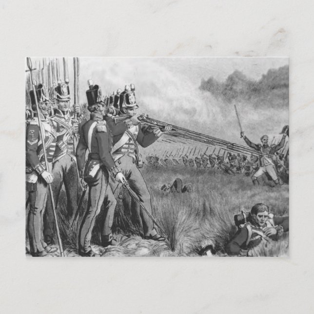 Cartão Postal Infantaria Britânica (Frente)