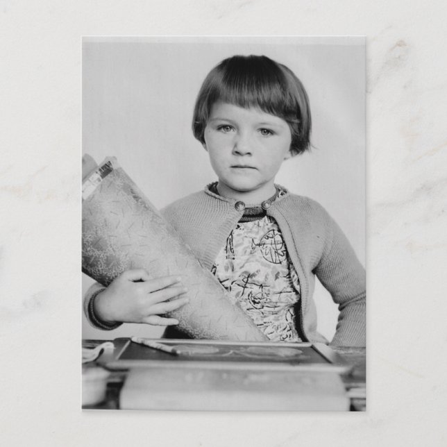 Cartão Postal Infantil Antigo (Frente)