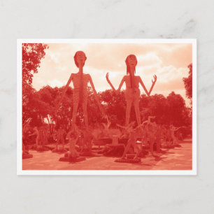 Cartão Postal Inferno budista... Tailândia