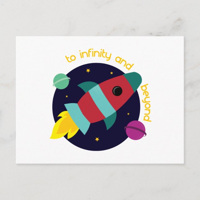 Cartão Postal Infinito e Além (Frente)