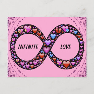 Cartão postal Infinito Love