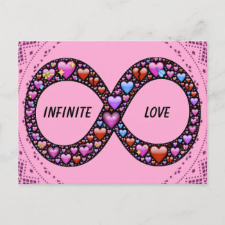 Cartão postal Infinito Love