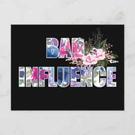 Cartão Postal Influência Má