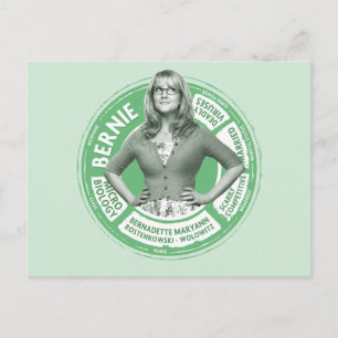 Cartão Postal Info Gráfico da Bernadette