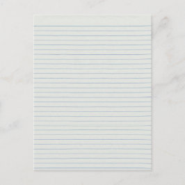 Cartão Postal Informações gerais sobre o Papel Escolar Vinculado