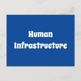 Cartão Postal Infraestrutura humana