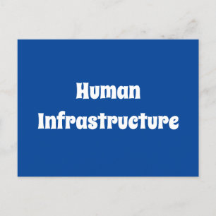 Cartão Postal Infraestrutura humana