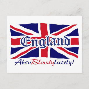 Cartão Postal Inglaterra Absobloodylutely 4