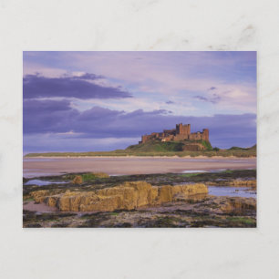 Cartão Postal Inglaterra, Northumberland, Castelo de Bamburgh