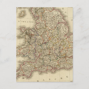 Cartão Postal Inglaterra, País de Gales