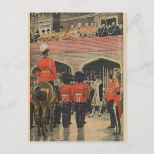 Cartão Postal Inglaterra, proclamação do rei novo George V