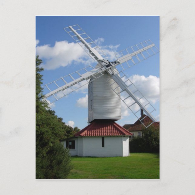 Cartão Postal Inglaterra, Thorpeness Windmill (Frente)