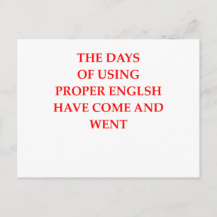 CARTÃO POSTAL INGLÊS