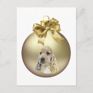 Cartão Postal Inglês Cocker Spaniel