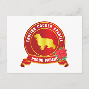 Cartão Postal Inglês Cocker Spaniel