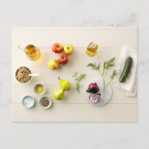 Cartão Postal Ingredientes e ferramentas 5