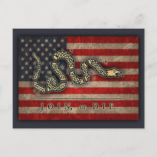 Cartão Postal Ingressar, Ou Morrer - Sinalizador