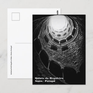 Cartão Postal Iniciação Bem Regaleira Palace, Sintra, Portugal