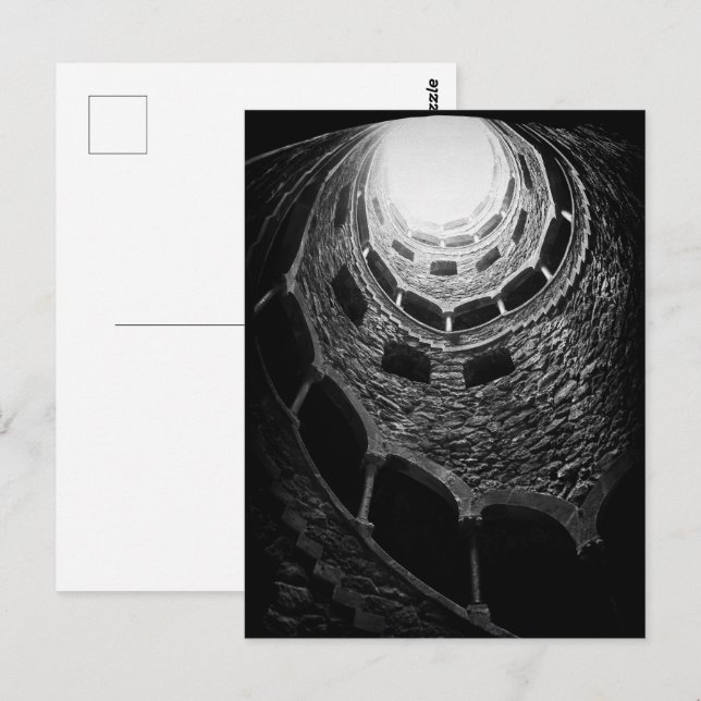 Cartão Postal Iniciação Bem Regaleira Palace, Sintra, Portugal (Frente/Verso)