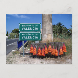 Cartão Postal Início da Comunidade Valenciana.