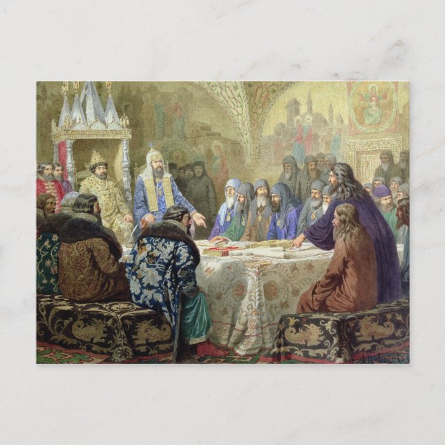 Cartão Postal Início da Dissidência Igreja na Rússia (Frente)