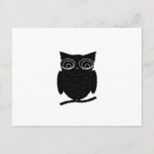 Cartão Postal Inkblot Owl