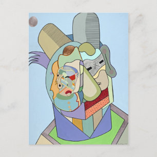 Cartão Postal "Inner Face" por Ruchell Alexander