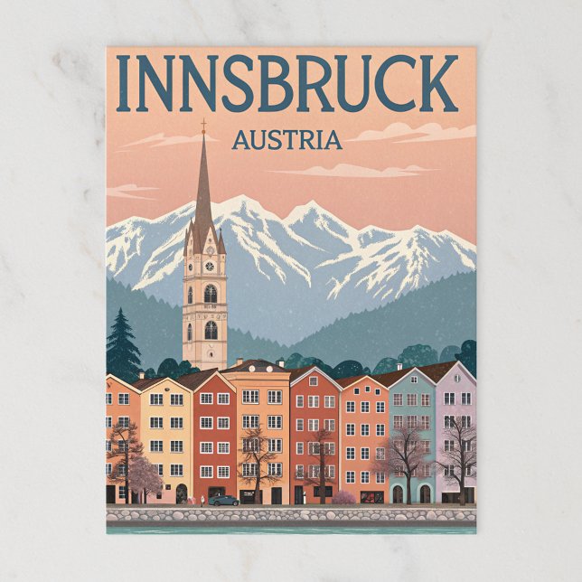 CARTÃO POSTAL INNSBRUCK, ÁUSTRIA (Criador carregado)