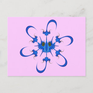 Cartão Postal Inseto de hélio e antivírus