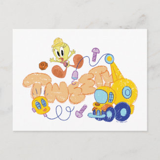 Cartão Postal INSETOS BUNNY BUILDERS™| Arte em esboço TWEETY™