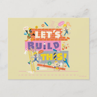 Cartão Postal INSETOS BUNNY BUILDERS™| Site de trabalho "Constru