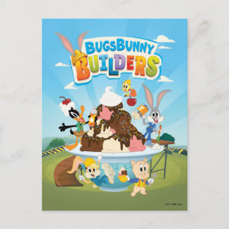 Cartão Postal INSETOS BUNNY BUILDERS™| Sorvete Looney Builders