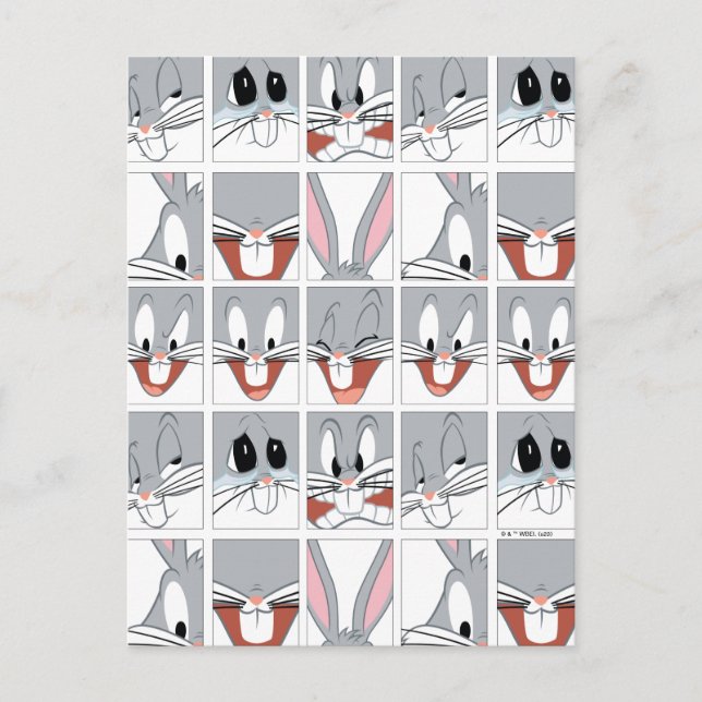 Cartão Postal INSETOS BUNNY™ Expression Blocks (Frente)