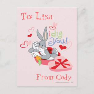 Cartão Postal INSETOS BUNNY™ I Dig You!