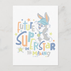 Cartão Postal Insetos Para Bebês BUNNY™ Futuro Superstar No Trei