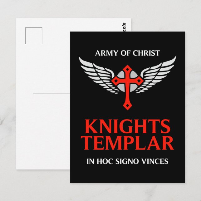 Cartão Postal Insígnia personalizada exclusiva criada por modelo (Frente/Verso)