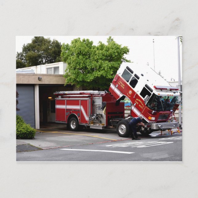 Cartão Postal Inspeção de Caminhões (Frente)