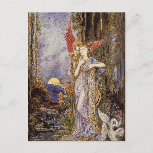 Cartão Postal Inspiração de Gustave Moreau (Frente)
