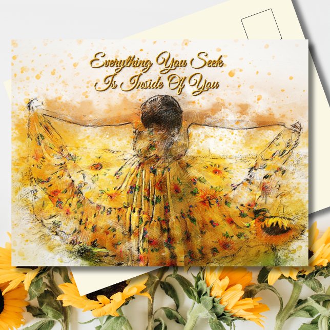 Cartão Postal Inspiração de intensidade interna radiante (Criador carregado)