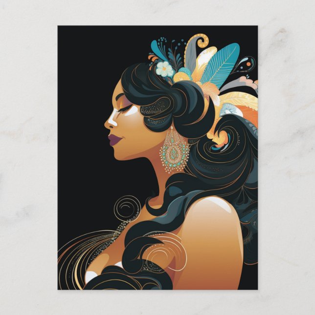 CARTÃO POSTAL INSPIRAÇÃO NATIVA #3 (Frente)