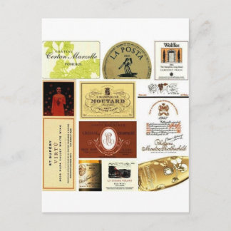 Cartão Postal inspiração-para-rotulos-de-vinho