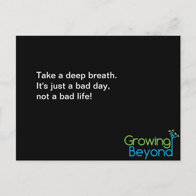 Cartão postal inspirador #22 (Frente)