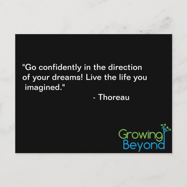 Cartão postal inspirador nº 9 (Frente)