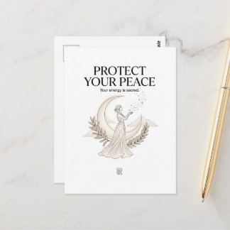 Cartão Postal Inspirador para Mulheres - Proteja S
