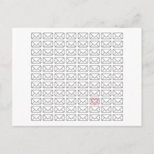 Cartão Postal Inspiration I Love you note