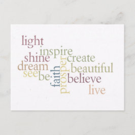 Cartão Postal Inspire Faith