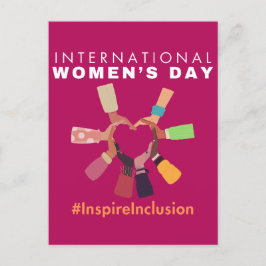Cartão Postal Inspire Inclusion International Women Day