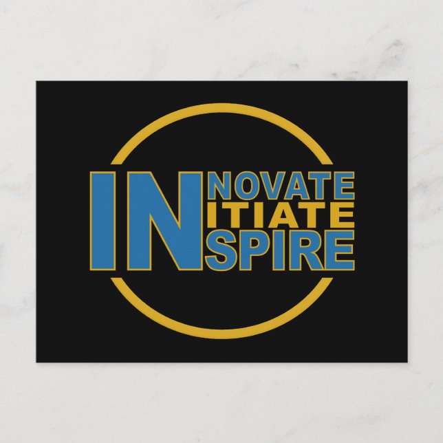 Cartão postal INSPIRE, personalizar (Frente)